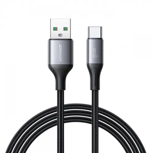Cablu Date/Incarcare Joyroom S-A28 Flash, USB-A - USB-C, 30W, 2m (Negru)
