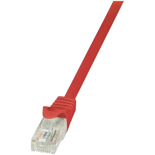 Cablu UTP LOGILINK Cat6, cupru-aluminiu, 1 m, rosu, AWG24, CP2034U