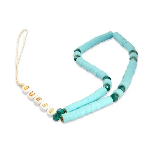 Snur telefon Guess Heishi Beads Albastru