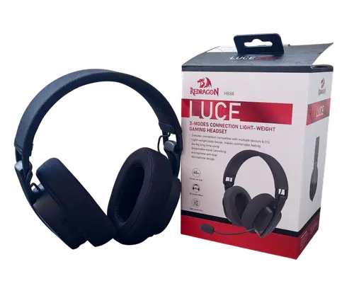 Casti gaming  wireless Redragon Luce, Bluetooth  (Negru)