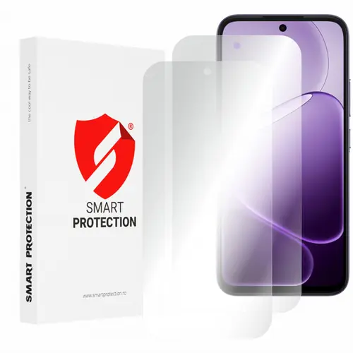 Folie de protectie Ecran Smart Protection Premium Classic pentru Oppo A6k 4G / A6x 4G / A6x / A6 4G, Plastic, Set 2 bucati
