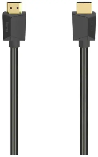 Cablu HAMA 205242, HDMI - HDMI, 2m, 8K HDR, placat aur (Negru)