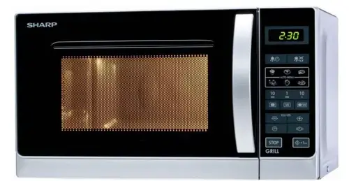 Cuptor cu microunde Sharp R642INW, 20 l, 1000 W, Grill (Argintiu)