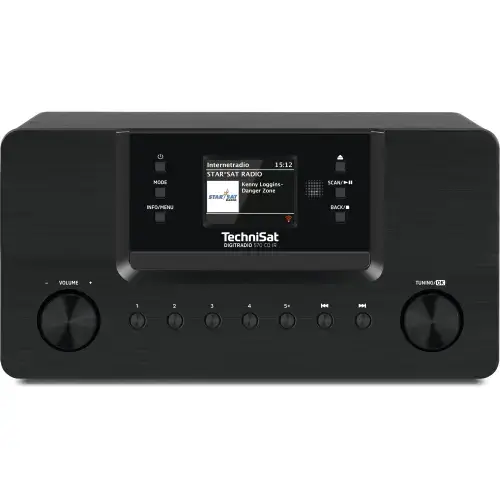 Radio TechniSat Digitradio 570 IR, CD, DAB/FM, Negru