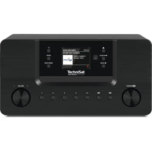 Radio TechniSat Digitradio 570 IR, CD, DAB/FM, Negru