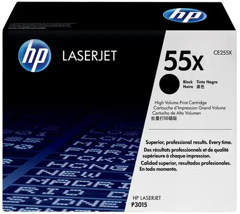 Toner HP LaserJet 55X, 12500 pagini (Negru)