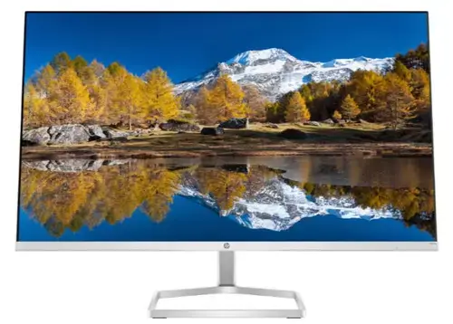 Monitor IPS LED HP 27inch M27fq, QHD (2560 x 1440), HDMI, DisplayPort, AMD FreeSync, 75 Hz, 5 ms (Negru/Argintiu)