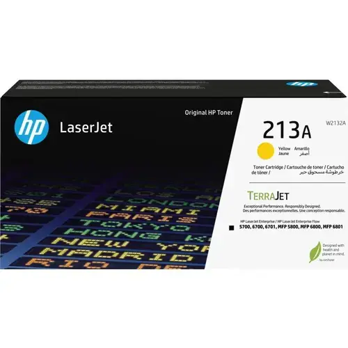 Toner, HP, Compatibil cu HP Flow 5700/6700/6701/MFP 5800/MFP 6800, 3800 pagini, Galben