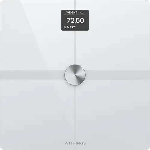 Cantar Wi-Fi pentru compozitie corporala avansata Withings Body Smart, Alb