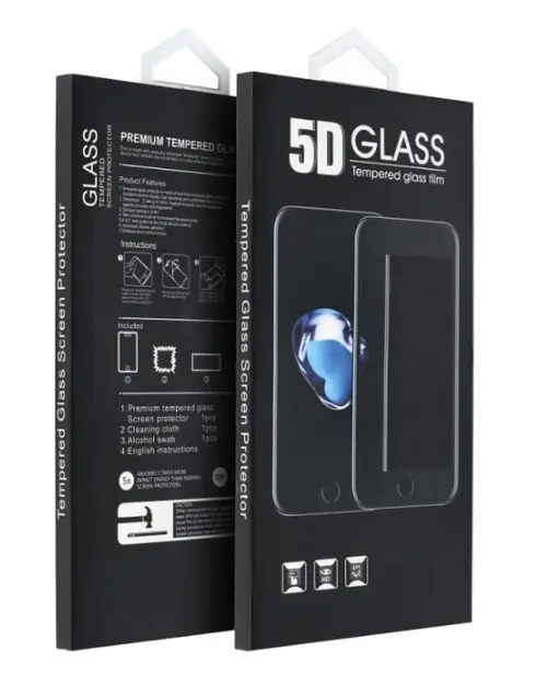 Folie de protectie Ecran OEM pentru Apple iPhone 11 Pro / XS / X, Sticla Securizata, Full Glue, 5D