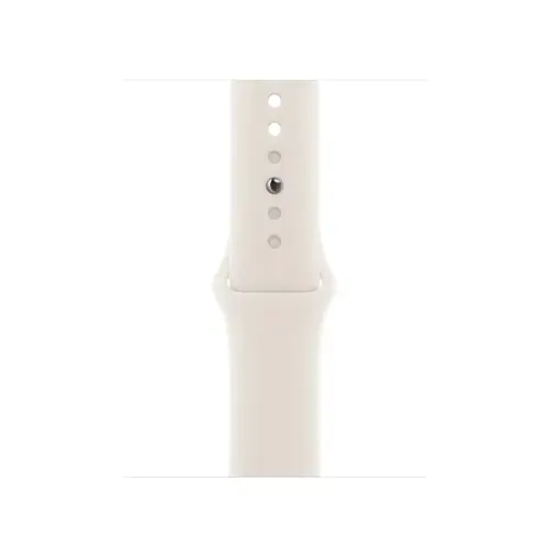 Curea Smartwatch Apple MYJ33ZM/A pentru Watch 40mm, Sport Band, S/M (Alb)