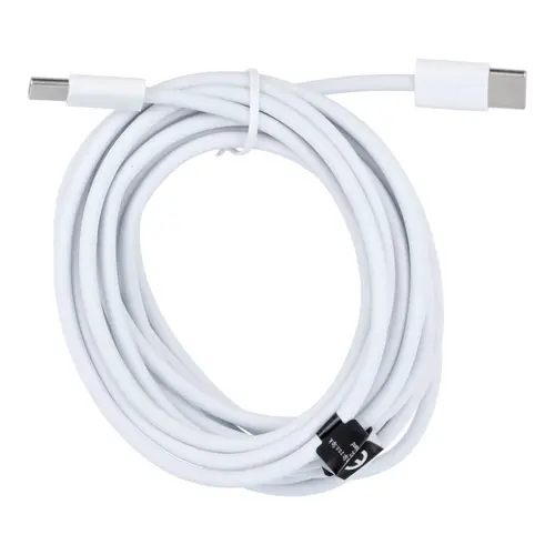 Cablu Date si Incarcare USB-C - USB-C OEM HD26, 30W, 3m, Alb
