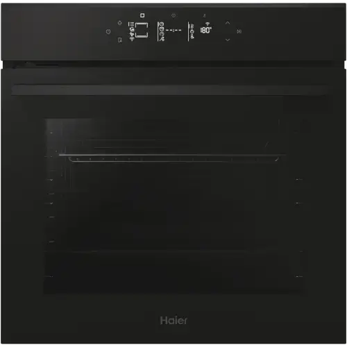 Cuptor incorporabil Haier H6 ID46G5HTB, Electric, 78 l, 18 functii, Wi-Fi, Curatare Hidrolitica, Softclose&Softopen, Click&Clean, Clasa A++ (Negru)