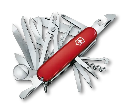 Briceag multifunctional Victorinox SWISSCHAMP, 33 functii (Rosu)