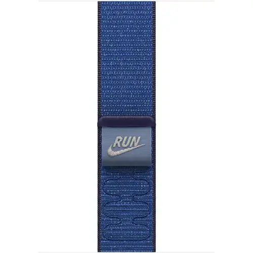 Curea Smartwatch Apple MGD64ZM/A pentru Apple Watch 46mm, Nike Sport Loop (Albastru)