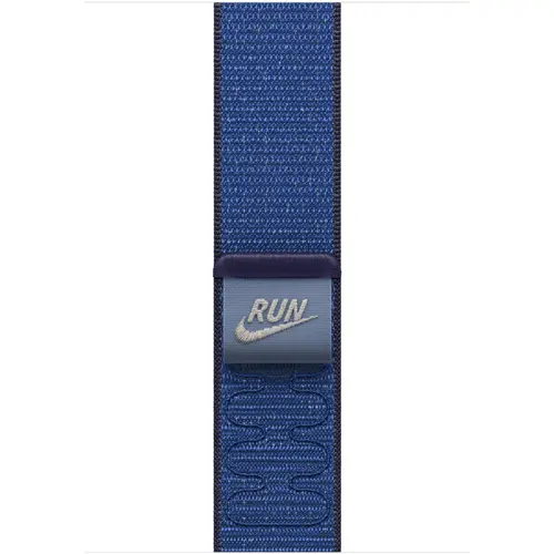 Curea Smartwatch Apple MGD64ZM/A pentru Apple Watch 46mm, Nike Sport Loop (Albastru)