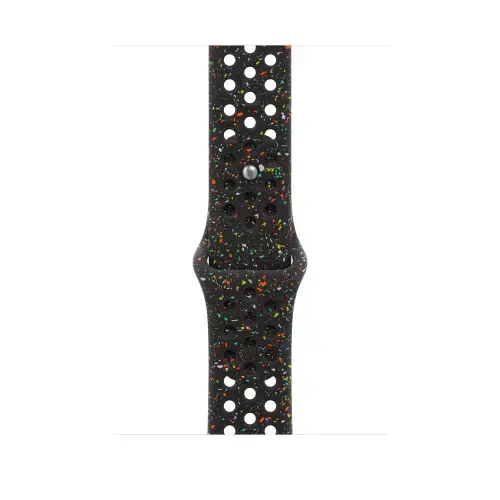 Curea Smartwatch Apple MGC34ZM/A pentru Watch 46mm, Nike Sport Band, M/L (Negru)