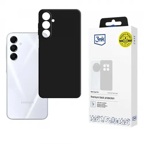 Husa pentru Samsung Galaxy A17 4G / A17 5G, 3MK, Pro, Neagra Mata