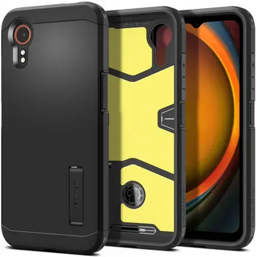 Husa pentru Samsung Galaxy XCover7 Pro, Spigen, Tough Armor, Neagra
