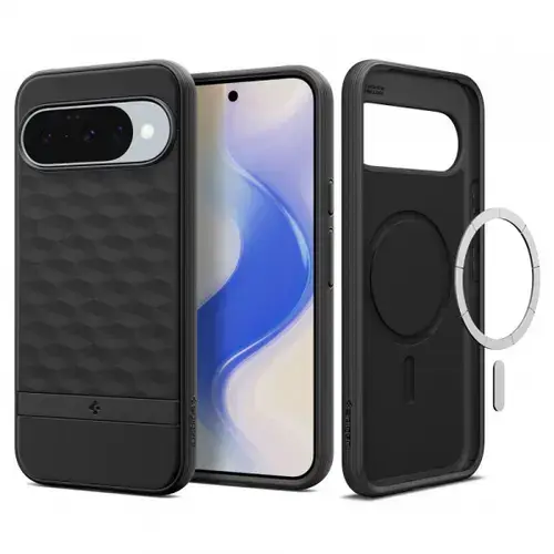 Husa Spigen Caseology Parallax MagSafe pentru Google Pixel 10 Pro / 10,  Neagra