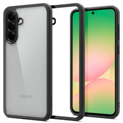 Husa pentru Samsung Galaxy A56 A566, Spigen, Ultra Hybrid, Neagra Mata