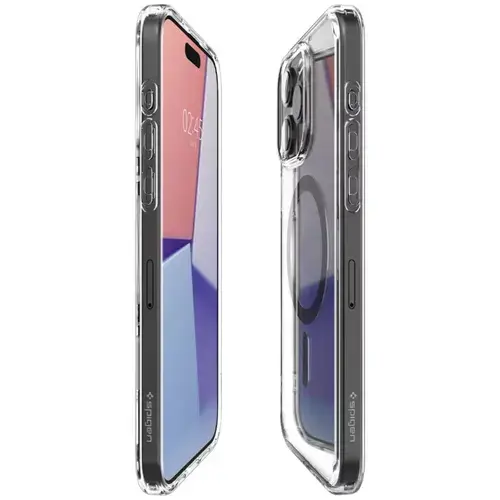 Husa Protectie Spate Spigen Ultra Hybrid MagSafe pentru Apple iPhone 15 Pro Max (Negru/Transparent)