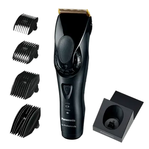 Masina de tuns profesionala Panasonic ER-HGP84K803, design ergonomic, Autonomie 50 minute (Negru)