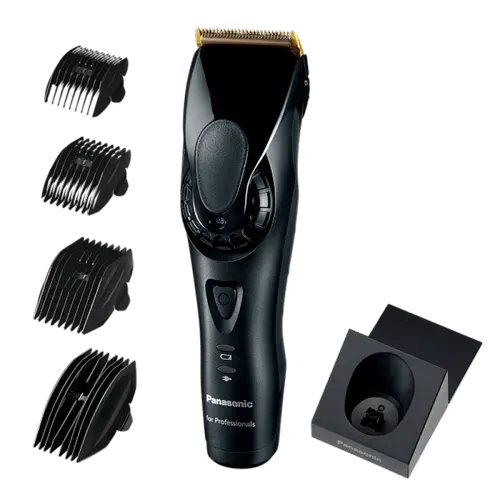 Masina de tuns profesionala Panasonic ER-HGP84K803, design ergonomic, Autonomie 50 minute (Negru)