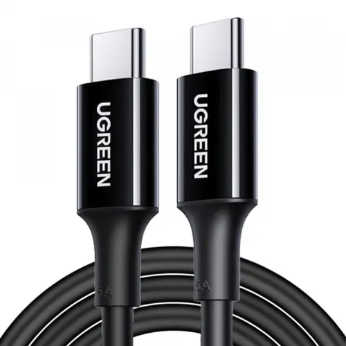 Cablu Date/Incarcare UGREEN US300, USB-C - USB-C, 100W, 1m (Negru)