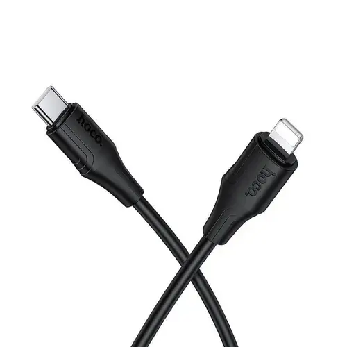 Cablu Date/Incarcare HOCO X124, USB-C - Lightning, 27W, 1m (Negru)