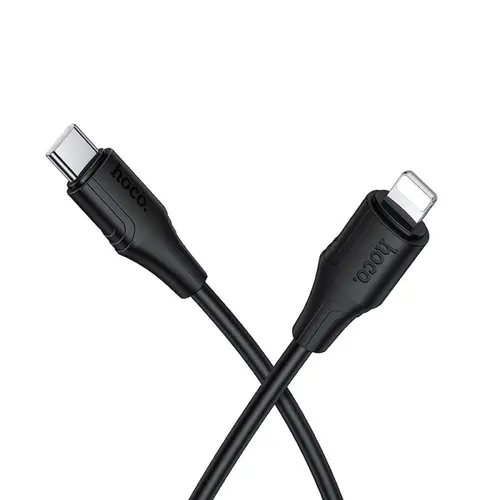 Cablu Date/Incarcare HOCO X124, USB-C - Lightning, 27W, 1m (Negru)