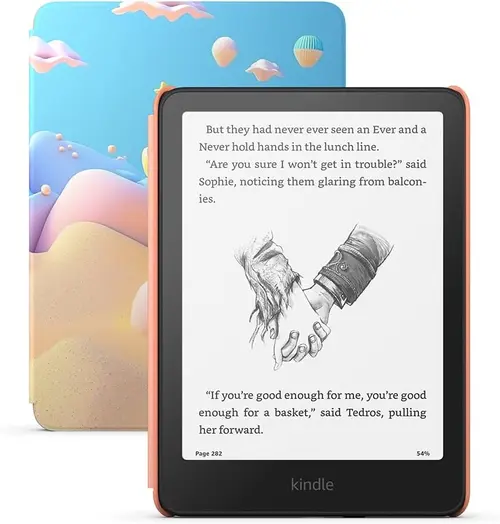 eBook Reader Amazon Kindle Paperwhite Kids Gen 12 2024 Starfish, Ecran 300ppi 7inch, Wi-Fi, Bluetooth, 16GB Flash, USB Type-C (Roz)