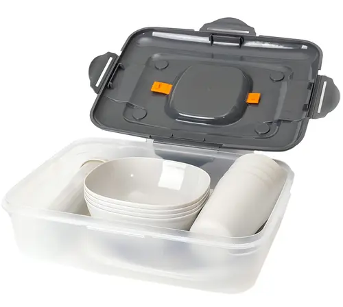 Set Picnic Campnig Platinet PCTS27G, 4 persoane, 26 piese