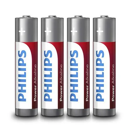 Set 4 baterii Philips LR03P4F/10, LR03, AAA, Power Alkaline