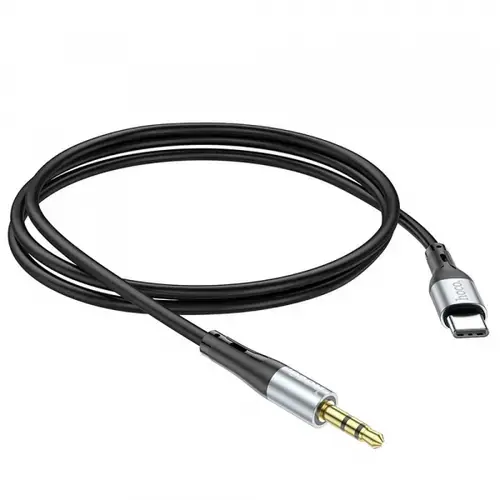 Cablu Audio HOCO UPA22, USB-C - 3.5mm, 1m (Negru)
