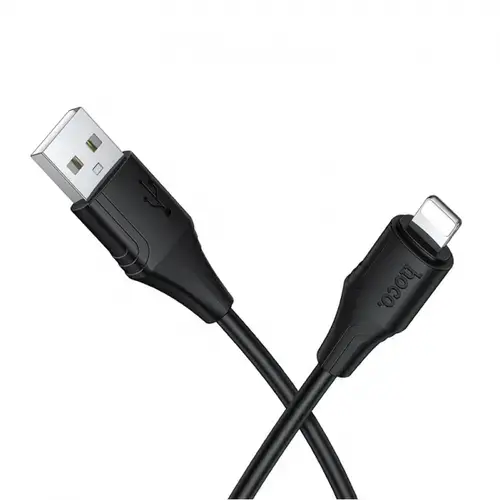 Cablu Date si Incarcare USB-A - Lightning HOCO X124, 18W, 1m, Negru