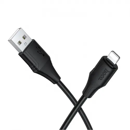 Cablu Date si Incarcare USB-A - Lightning HOCO X124, 18W, 1m, Negru