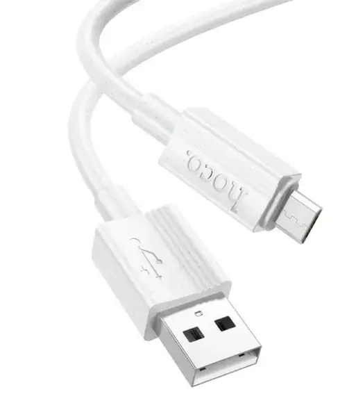 Cablu Date si Incarcare USB-A - microUSB HOCO X107, 18W, 1m, Alb