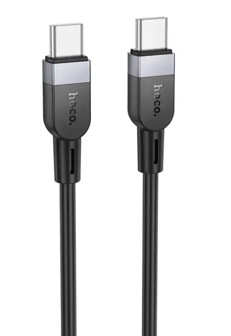 Cablu Date si Incarcare USB-C - USB-C HOCO X109, 60W, 2m, Negru