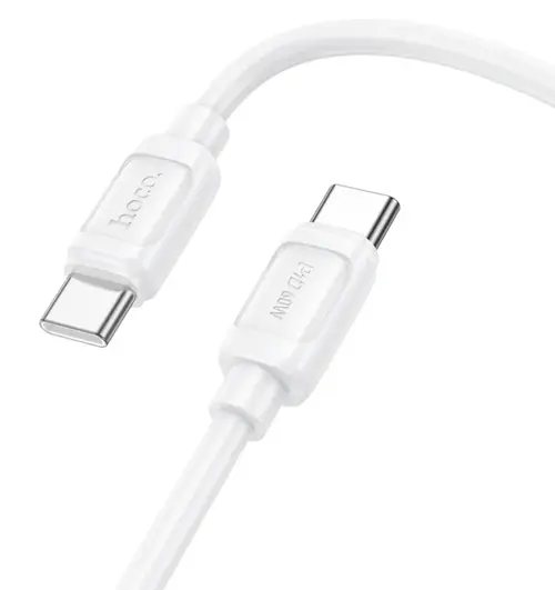 Cablu Date si Incarcare USB-C - USB-C HOCO X115, 240W, 1m, Alb
