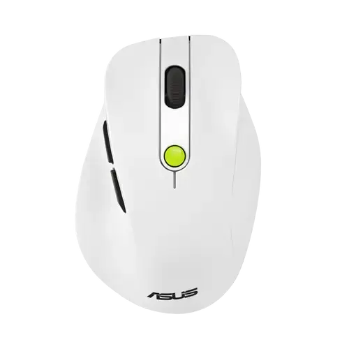 Mouse Mouse Optic ASUS MW203, USB Wireless/Bluetooth, 2400 DPI, Alb