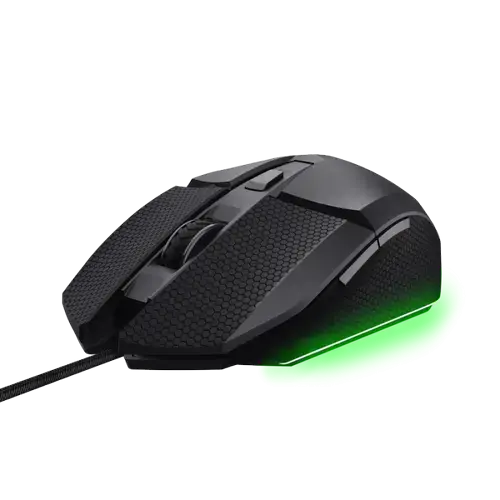 Mouse optic Trust GXT 121 Felox+, iluminare RGB LED, USB-A, 10000 dpi,  Negru