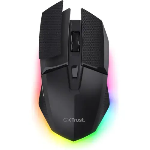 Mouse Optic Trust GXT 122 Felox, USB Wireless/Bluetooth, 12000 dpi, iluminare RGB, Negru