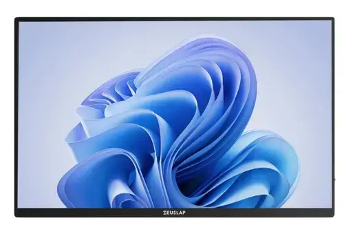 Monitor IPS LED Zeuslab 18inch Z18K, QHD (2560 x 1600), miniHDMI, USB-C, 144 Hz, 3 ms (Negru)