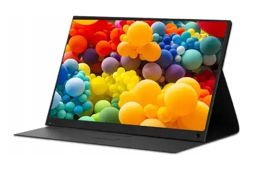 Monitor Portabil IPS LED Zeuslap 15.6inch P15A, Full HD (1920 x 1080), Mini HDMI, USB-C (Negru)