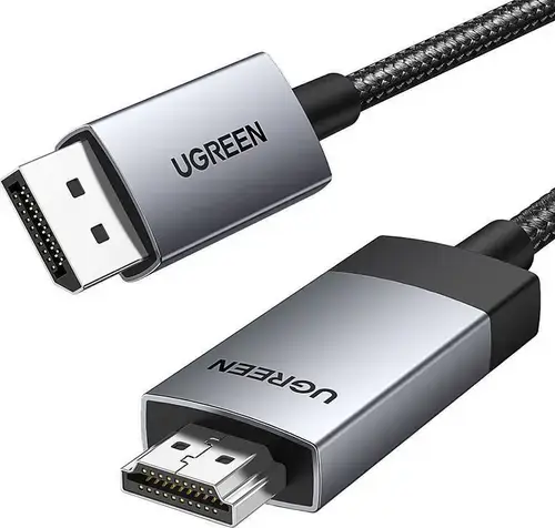 Cablu video Ugreen 15774, DisplayPort la HDMI, 2m (Gri)