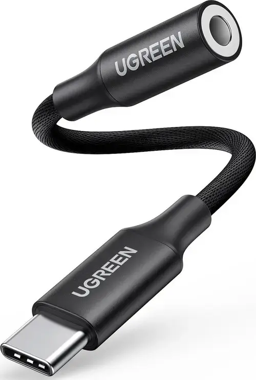 Adaptor Ugreen AV161, USB-C la Jack 3.5mm (Negru)