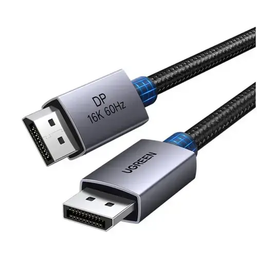 Cablu video Ugreen DP131, DisplayPort - DisplayPort, DP2.1, 16K 60Hz, HDR, FreeSync, G-Sync, DSC 1.2a