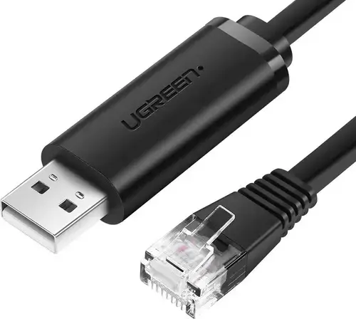 Cablu retea Ugreen UGR597BLK, USB - RJ45, 1.5m