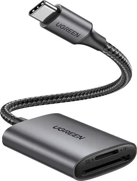 Card reader Ugreen CM401, USB-C, microSD/SD (Negru)
